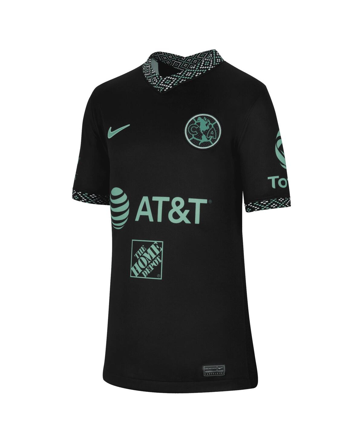 Big Boys NikeClub America 2021/22 Third Replica Jersey - Black