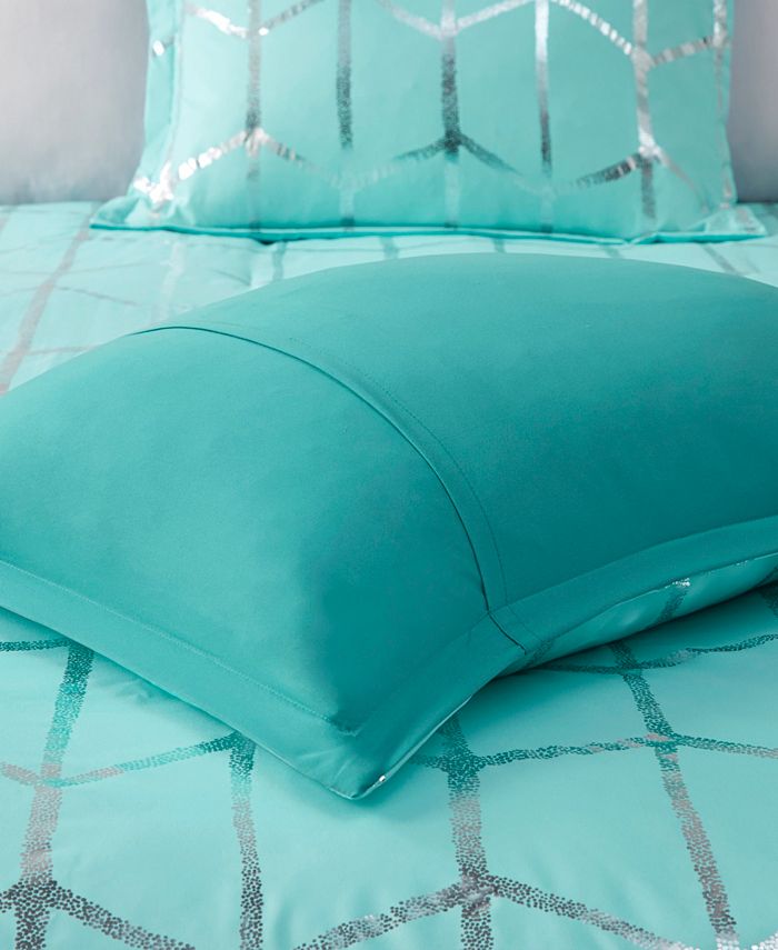 Intelligent Design Raina Metallic 3Pc. Comforter Set, Full/Queen Macy's
