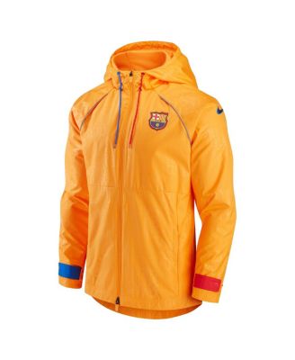 Men's Orange Barcelona All-Weather Full-Zip Jacket