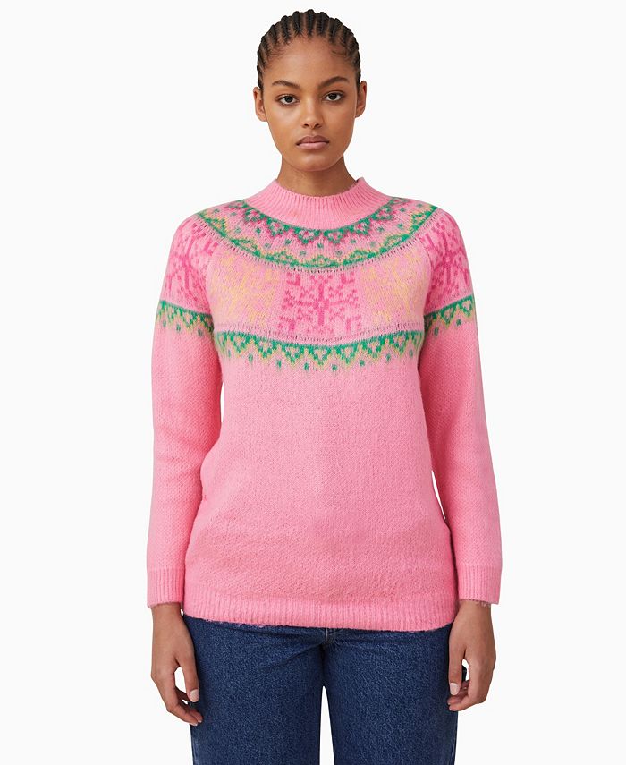 COTTON ON Women's Fluffy Heritage Sweater Macy's