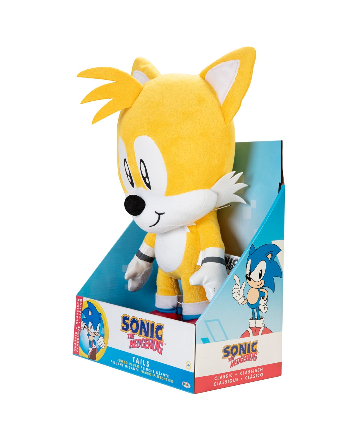Sonic The Hedgehog -tails 18"jumbo Plush From Jumbo Plush Collection In Multicolor