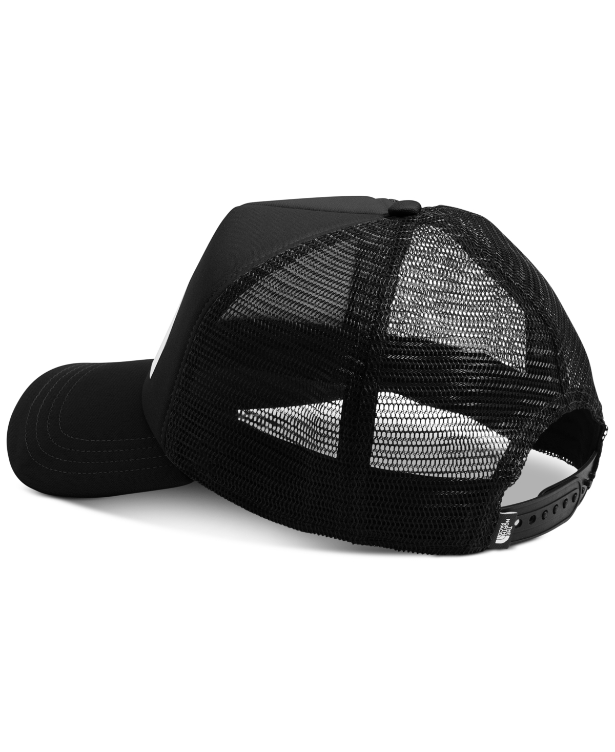 Shop The North Face Men's Tn Logo Trucker Hat In Tnf Black,tnf White