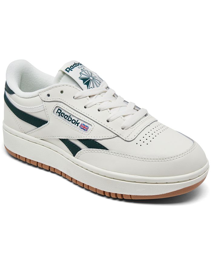 Womens Reebok Club C Extra Athletic Shoe - White / Gum