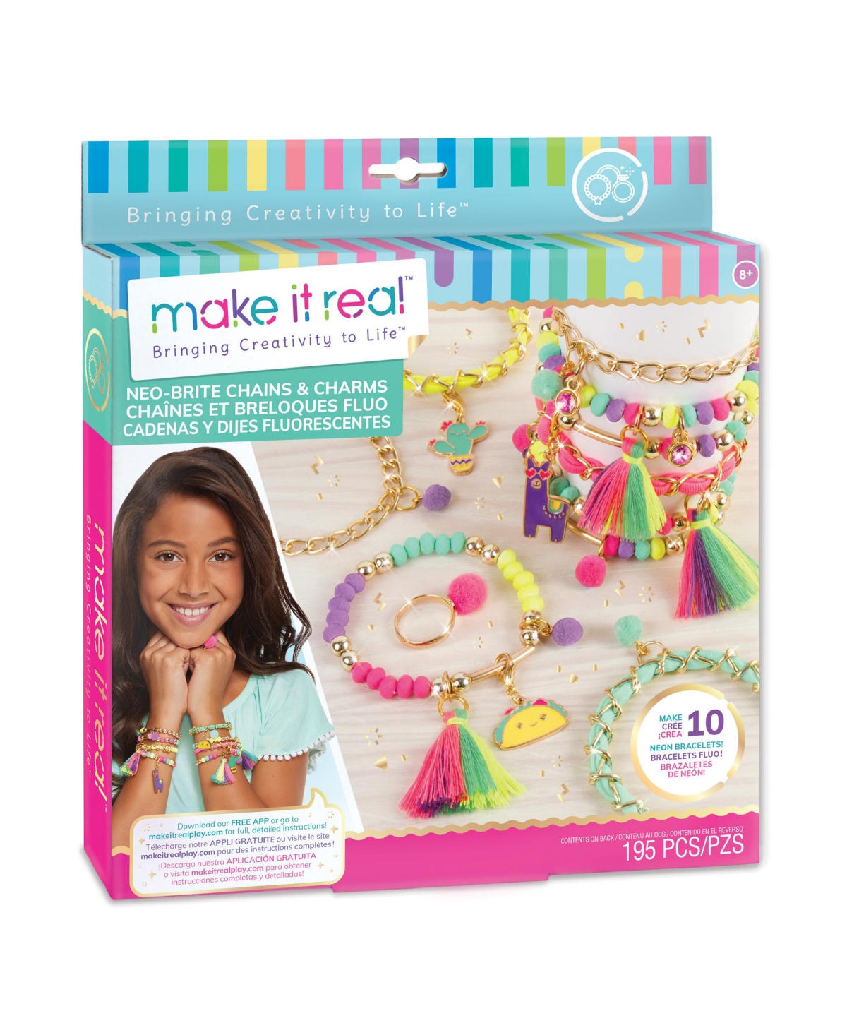 Neobrite Chains Charms Do It Yourself Bracelet Kit - Multi