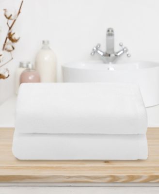 Ediree Turkish Cotton 2 Piece Hand Towels Set