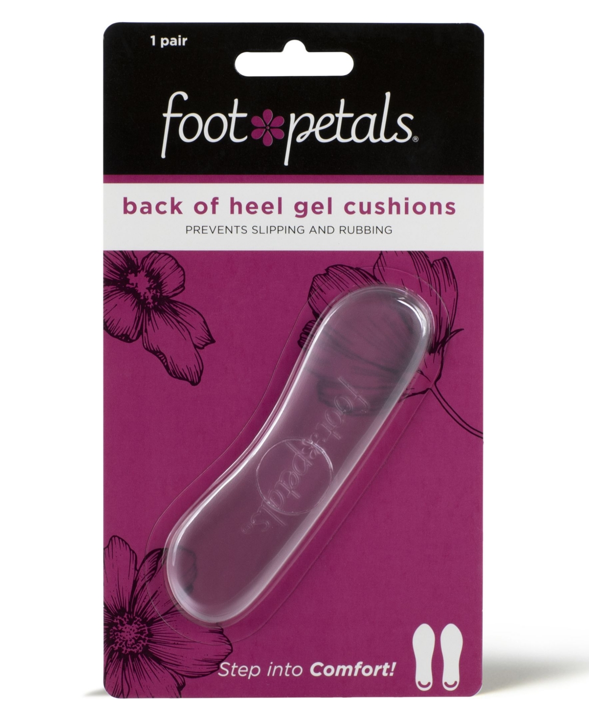 Gel Back of Heel Cushions - Clear