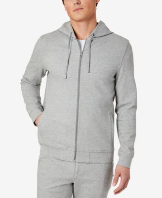 Kenneth Cole Mens Slim Fit Pullover Hoodie Gray Size X Large main image 0
