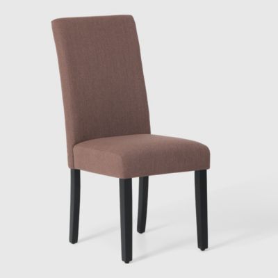 Upholstered Linen Fabric Dining Chair Set of 2