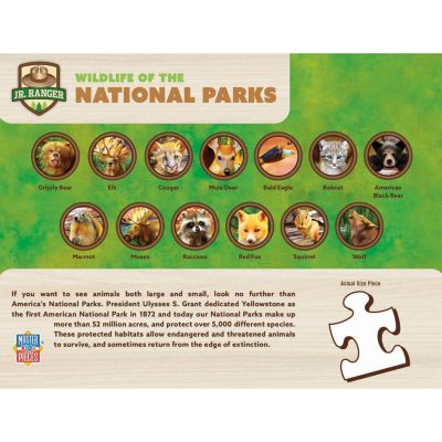 MasterPieces Wildlife of the National Parks - 100 Piece Jigsaw Puzzle