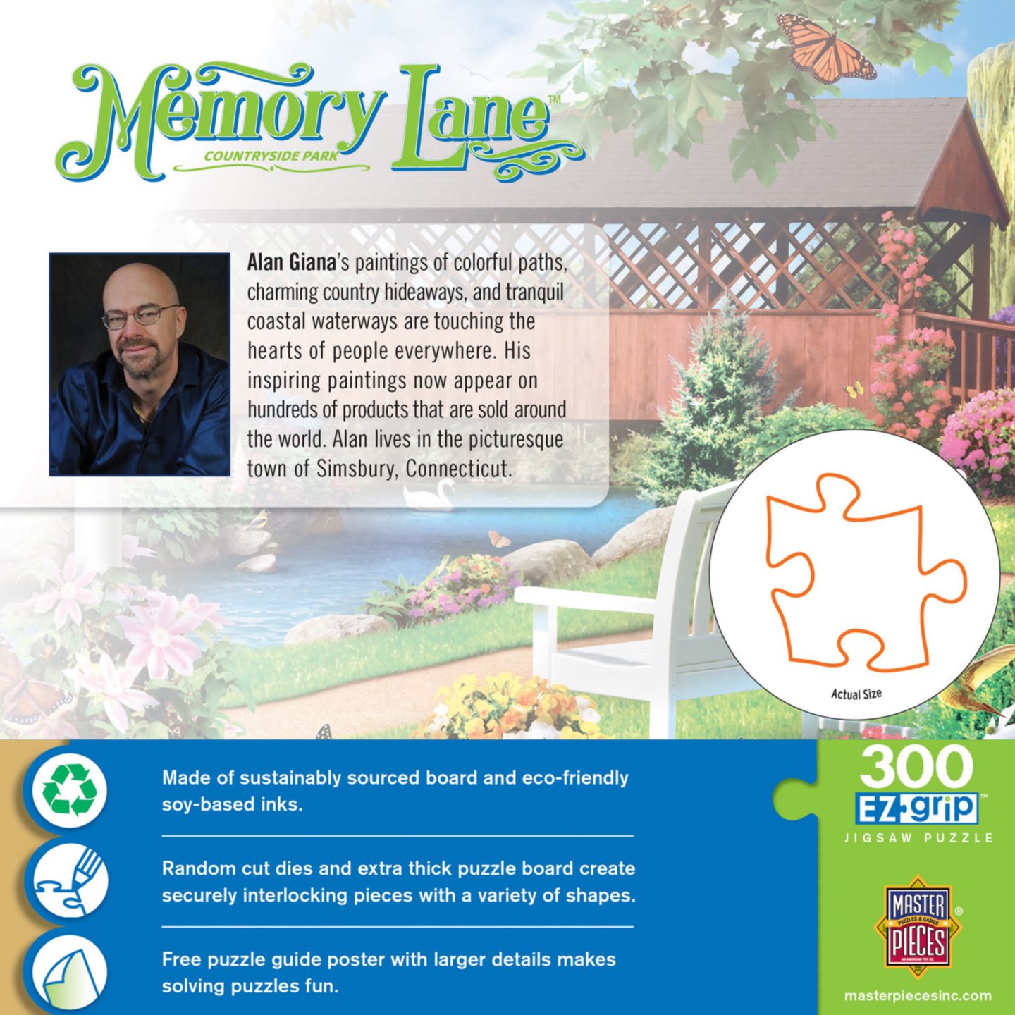 Детский пазл MasterPieces Puzzles Memory Lane Ez Grip 300 Piece Puzzle, Ages 14+, цвет: Разноцветный — фото 3