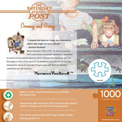 MasterPieces Saturday Evening Post - Coming and Going 1000 Piece Puzzle