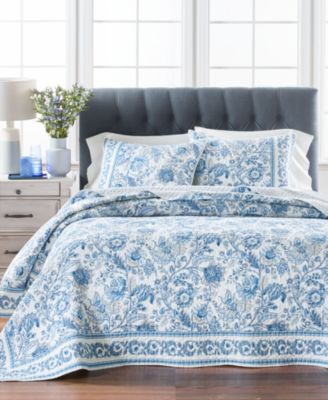 Martha Stewart Americana sale Jacobian queen set quilt