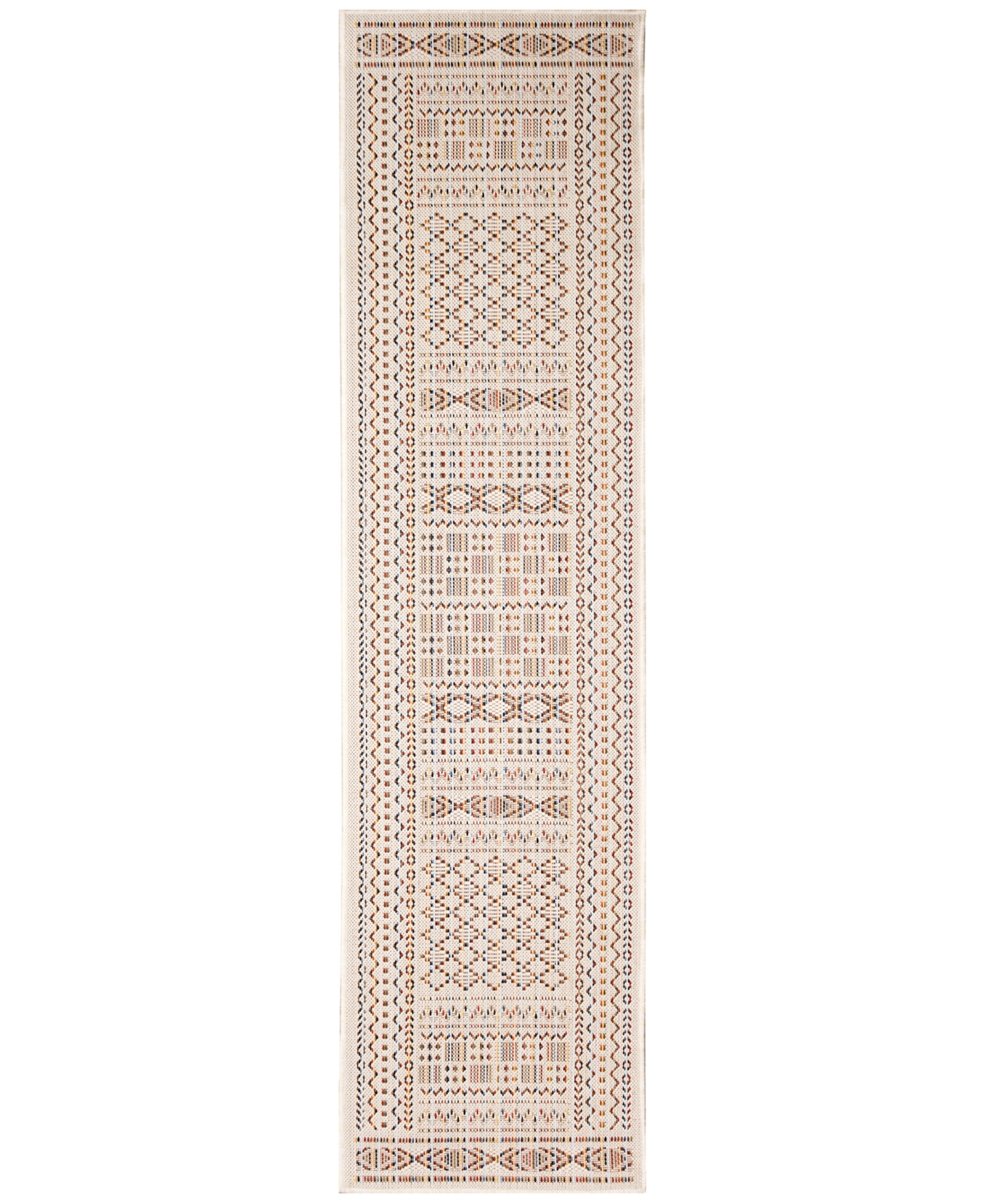 Liora Manne' Panel Stripe Runner Outdoor Area Rug