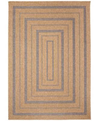 Sahara Multi Border Area Rug