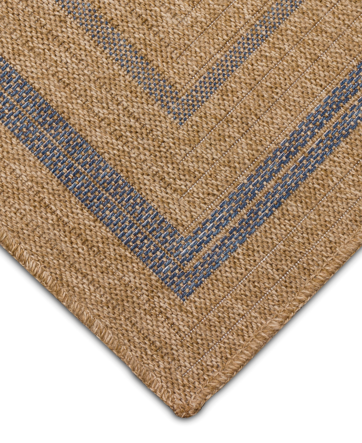 Liora Manne' Sahara Multi Border x Outdoor Area Rug