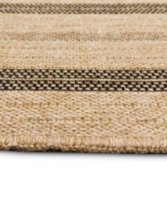 Sahara Multi Border Area Rug