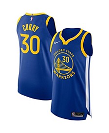 Men's Stephen Curry Royal Golden State Warriors 2020/21 Authentic Jersey - Icon Edition