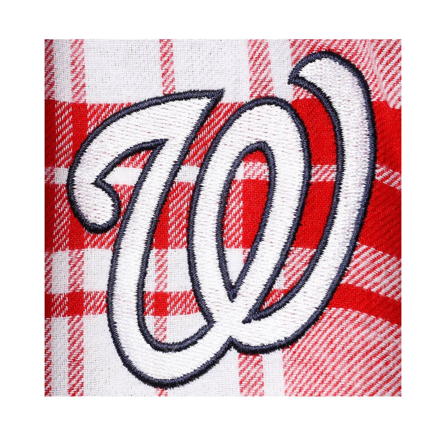 Women's Red and Navy Washington Nationals Accolade Flannel Pants
