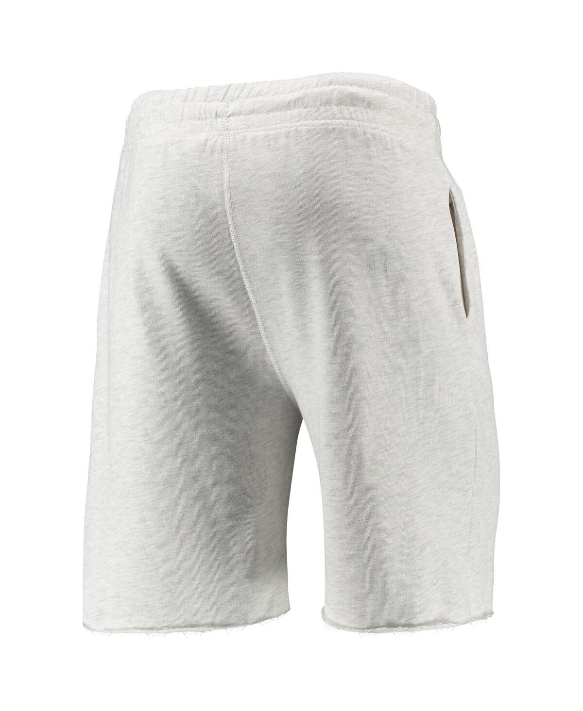 Men's Concepts SportMilwaukee Brewers Mainstream Logo Terry Tri-Blend Shorts - Oatmeal