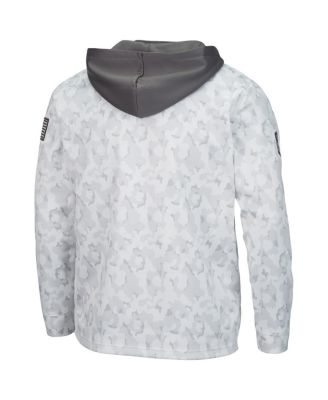 Men's Arctic Camo Alabama Crimson Tide OHT Military-Inspired Appreciation Quarter-Zip Hoodie