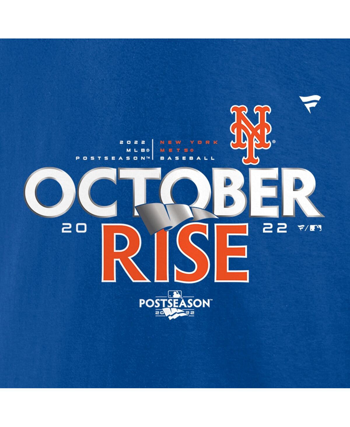 Men's FanaticsNew York Mets 2022 Postseason Locker Room T-shirt - Royal