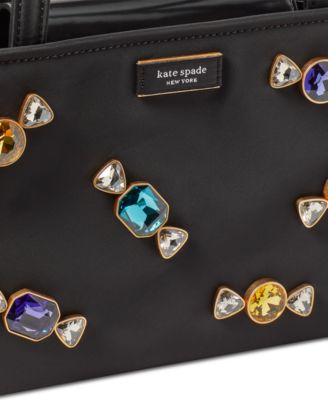 kate spade new york Sam Icon Candy Gem Embellished Nylon Small Tote