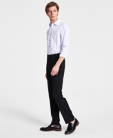 Calvin Klein Men's Slim-Fit Performance Dress Pants - Black