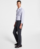 Calvin Klein Men's Slim-Fit Performance Dress Pants - Grey