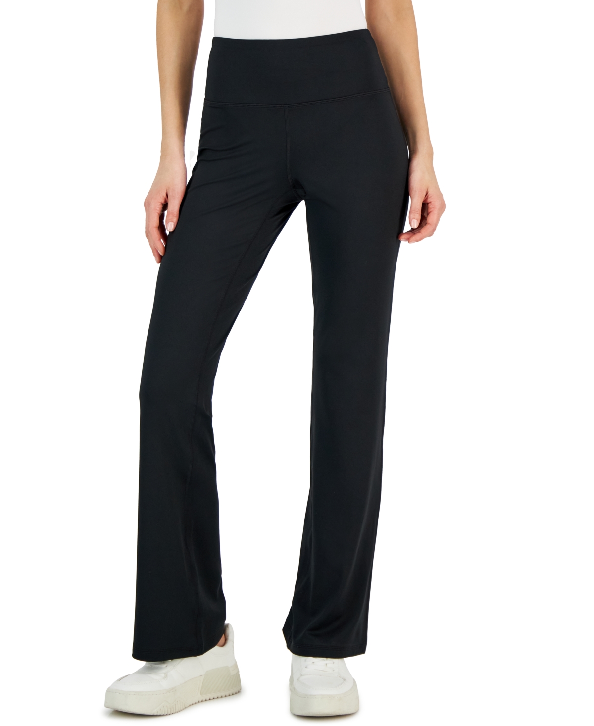 Jenni Women's Contoured-Waist Flared Leggings, Created for Macy's