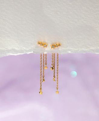 Women's Meteor Shower Dangle Earrings