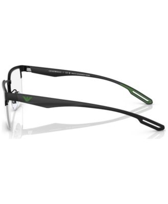 Men's Square Eyeglasses, EA113756-O