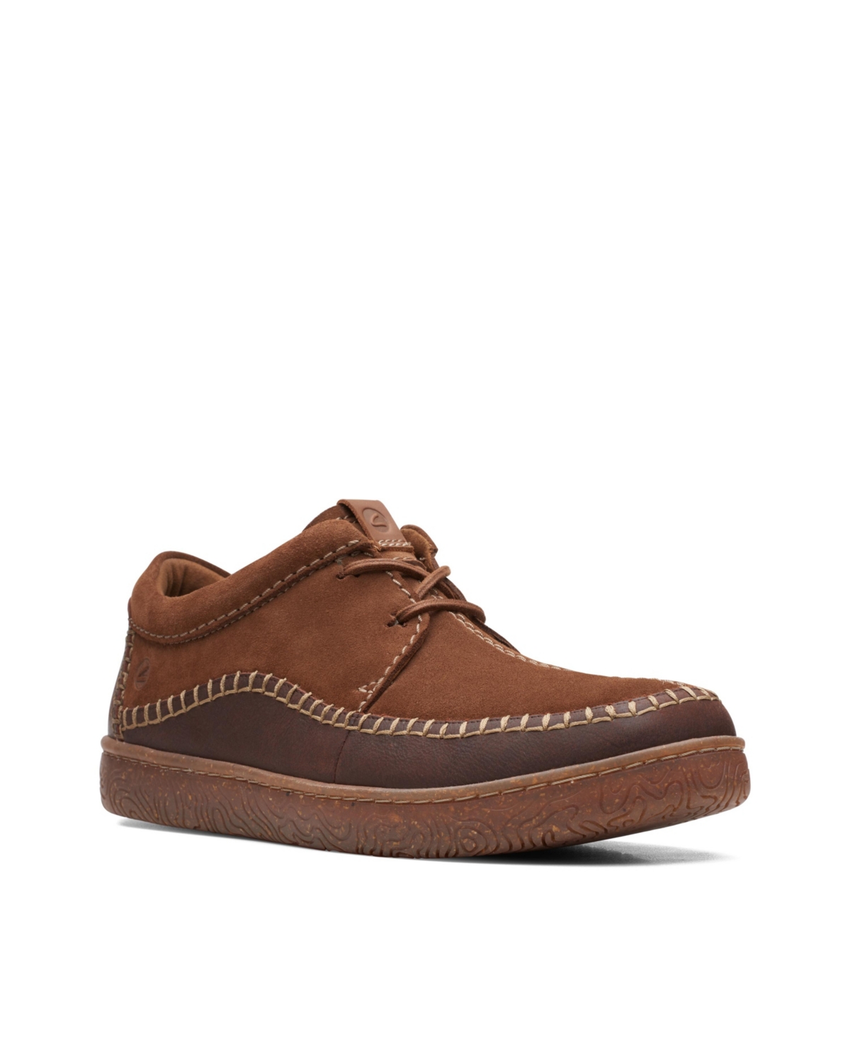 Clarks Men's Collection Hodson Seam Comfort Shoes In Dark Brown Suede