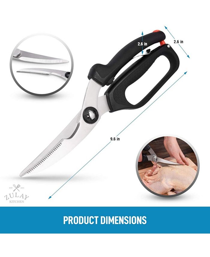 Zulay Kitchen Spring Loaded Poultry Shears Macy's