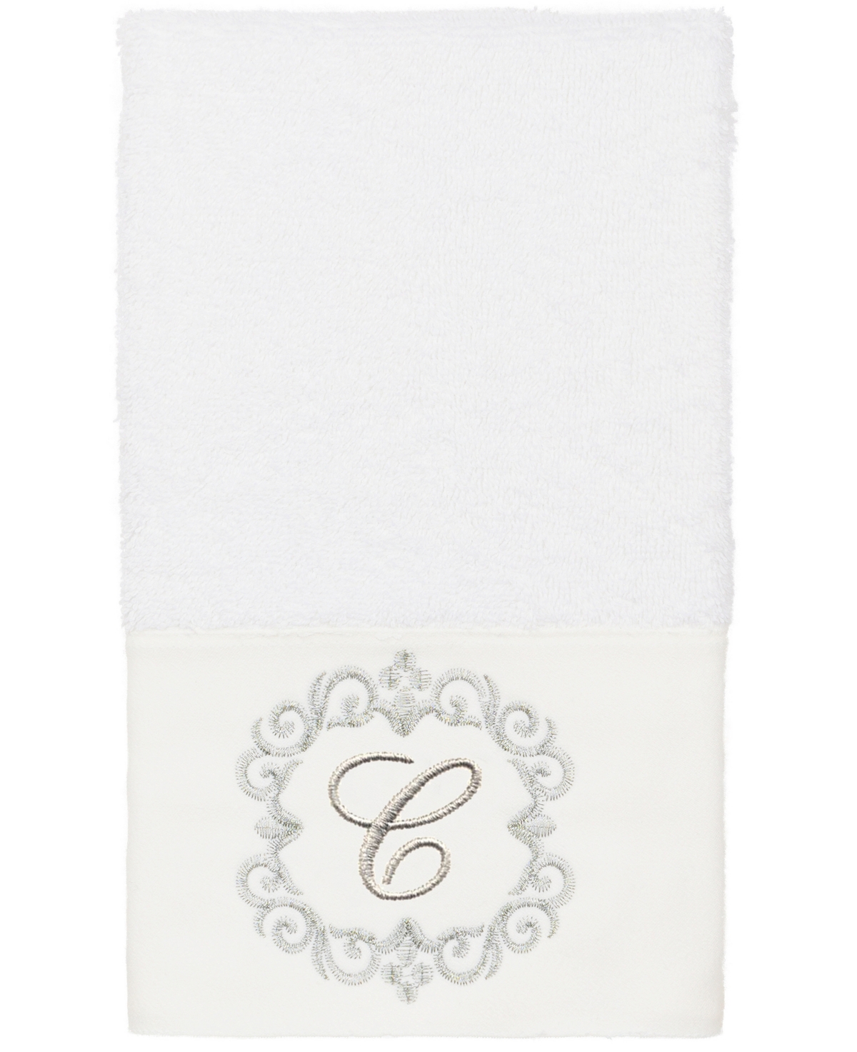 Linum Home Turkish Cotton Monica Embellished Towel 3 Piece Set
