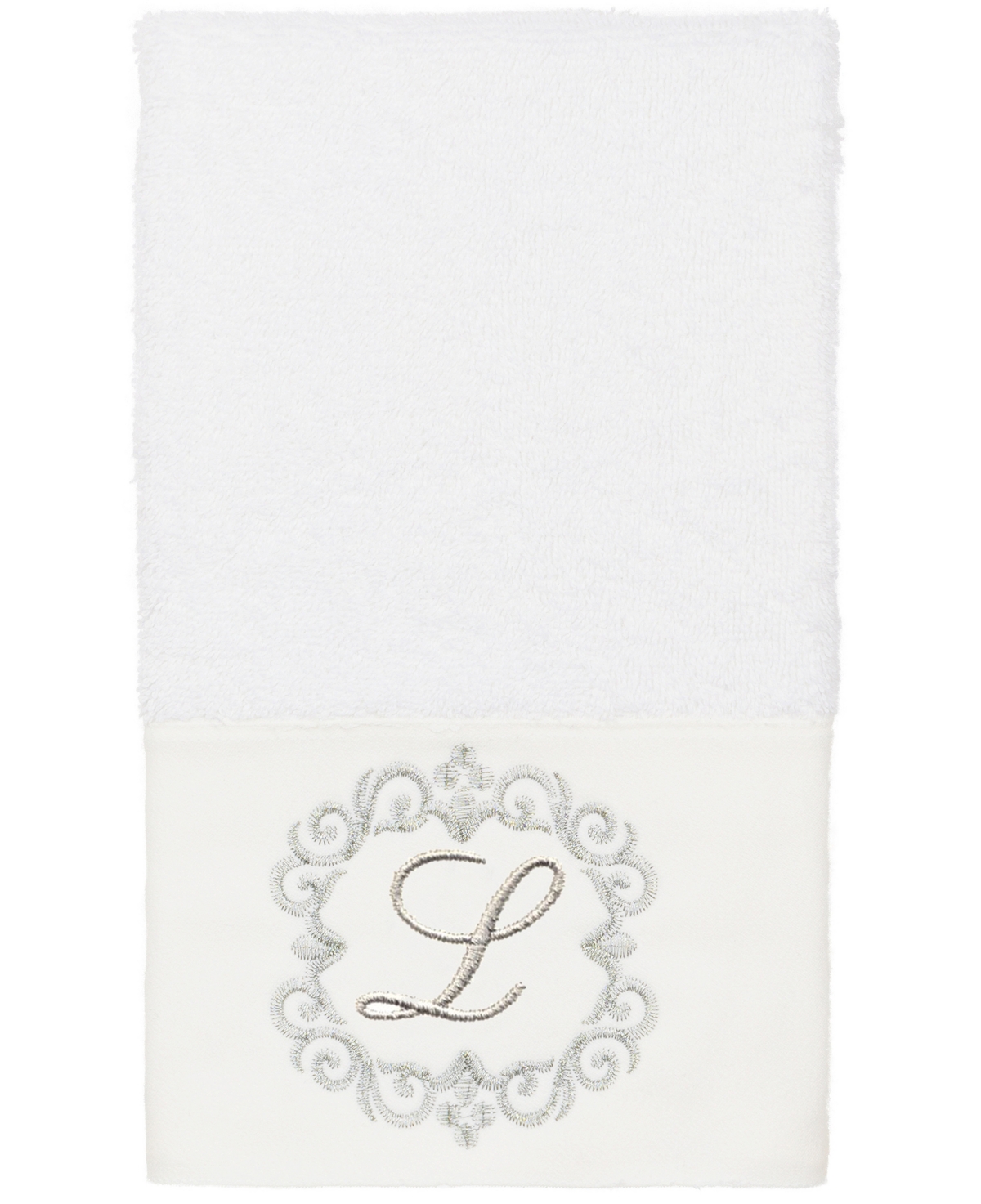 Linum Home Turkish Cotton Monica Embellished Towel 3 Piece Set