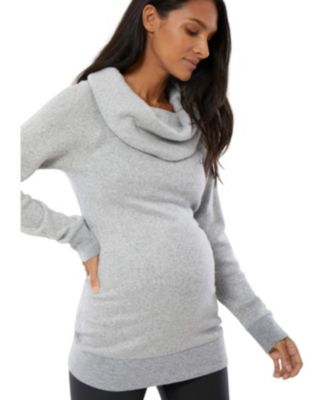 Women s Maternity Cowl Neck Tunic Sweater Macy s