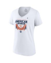 Women's G-III 4Her by Carl Banks Heather Gray Houston Astros City Graphic V-Neck Fitted T-Shirt Size: Extra Large