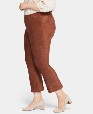 Plus Size Slim Bootcut Pull-On Pants