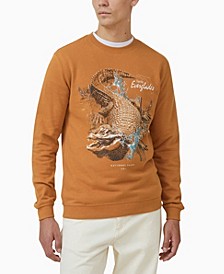 Men's Graphic Crew Fleece Sweatshirt