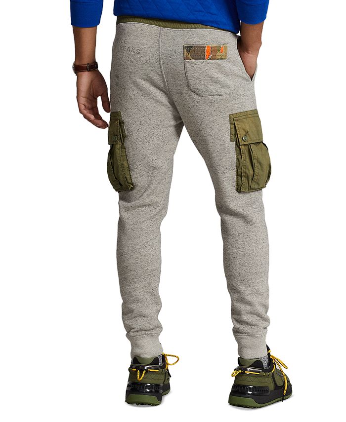 Polo ralph lauren fleece cargo track pants