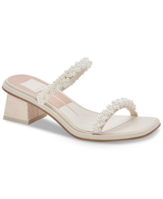 Dolce Vita - Women's River Pearl Block-Heel Sandals
