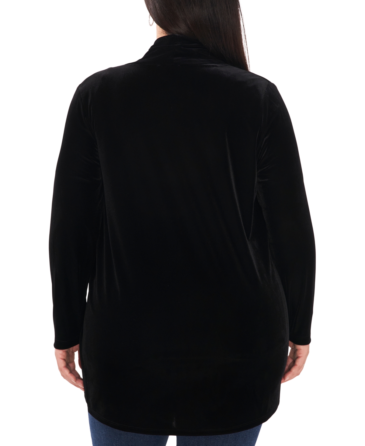 Vince Camuto Plus Size Open-Front Long-Sleeve Cardigan