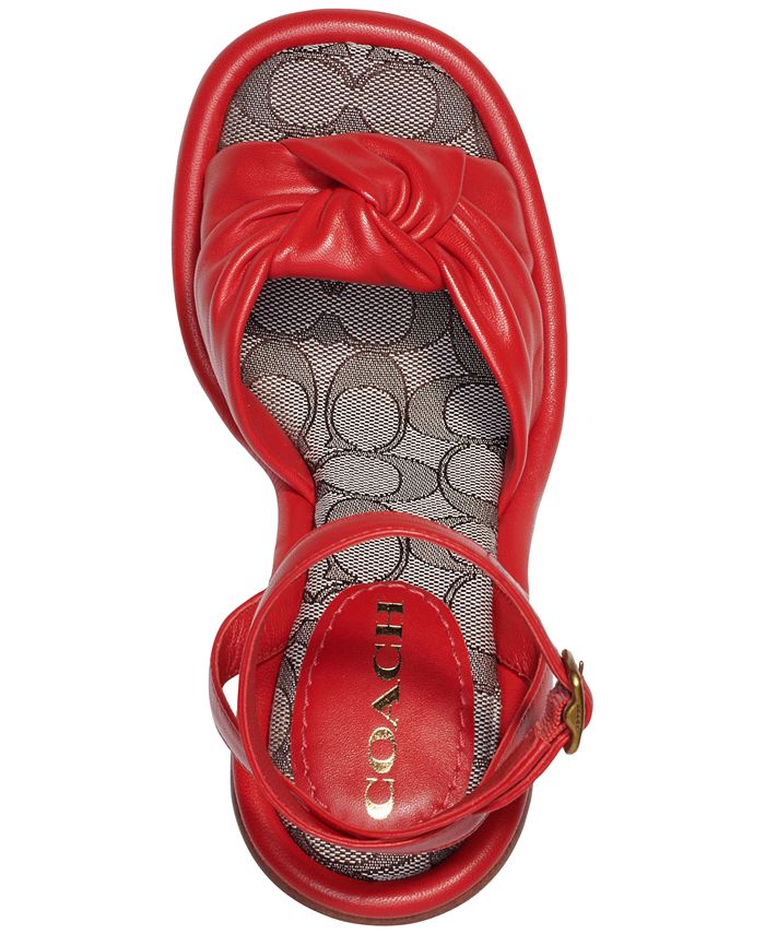 COACH Women's Quincey Puffy Dress Sandals & Reviews Sandals Shoes