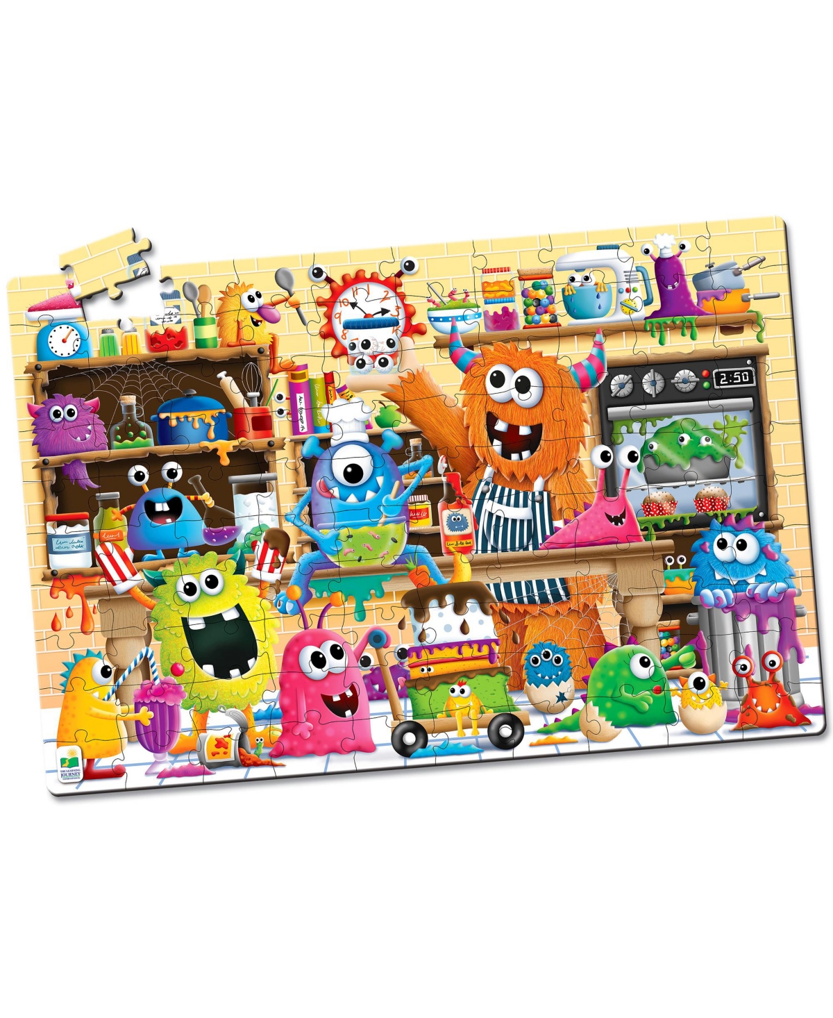 Shop The Learning Journey - Doubles Glow In The Dark Monsters 100 Pieces Puzzle Set In Multi Colored