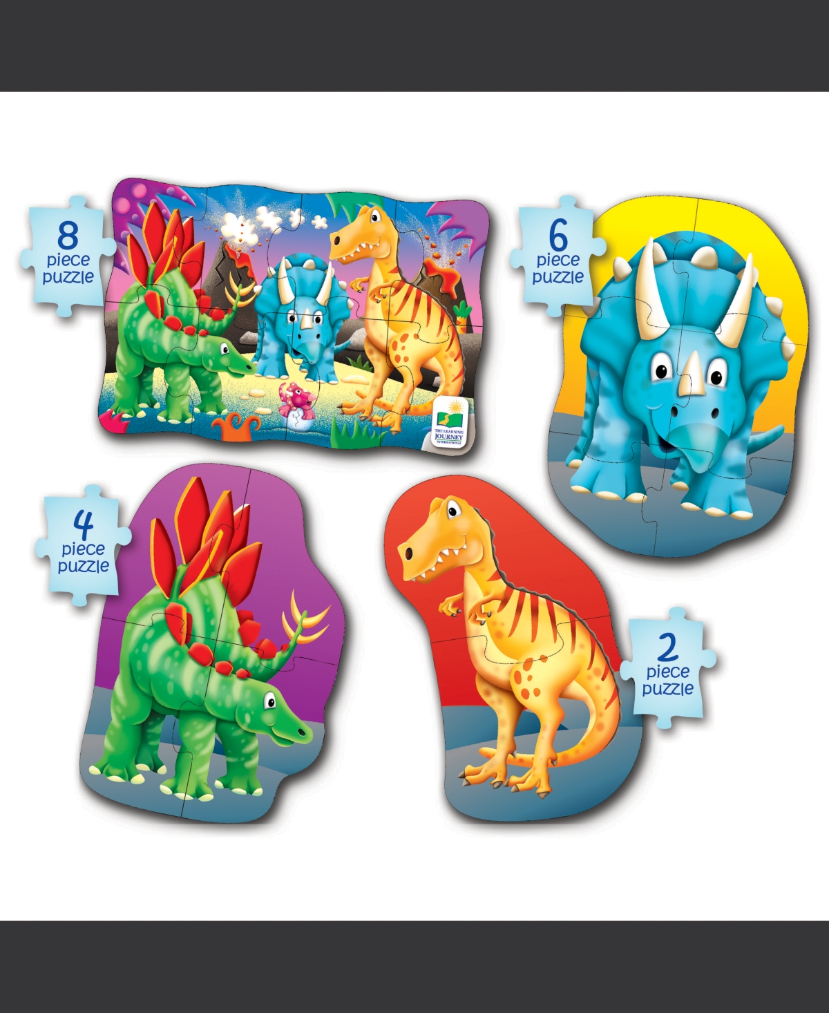 Shop The Learning Journey My First Puzzle Sets 4 In A Box Puzzles- Dino In Multi