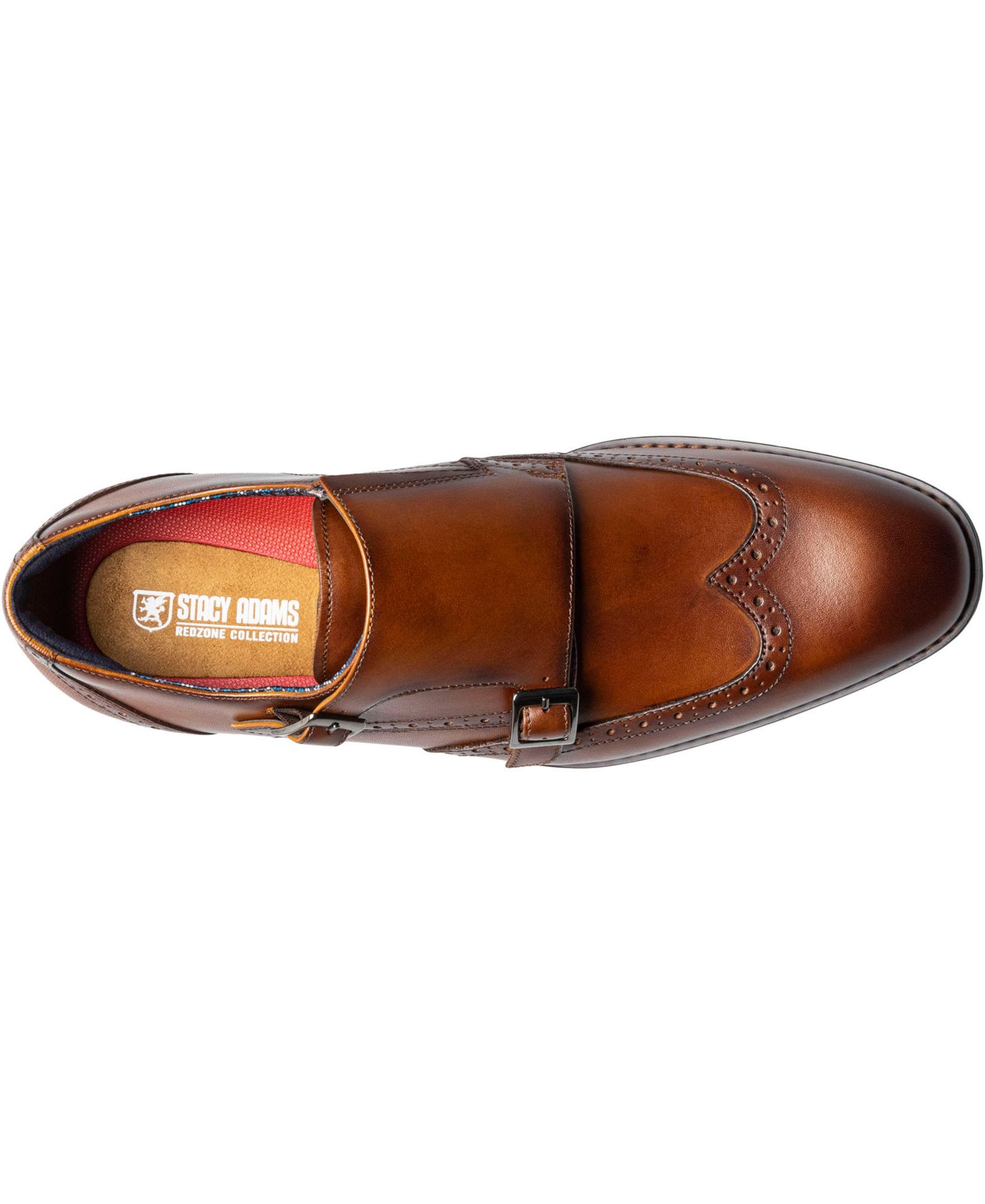 Men's Karson Wingtip Double-Monk Strap Dress Shoe