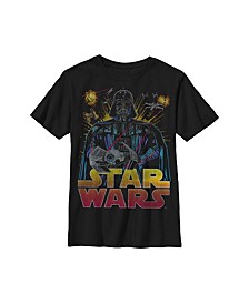 Boy's Star Wars Darth Vader Battle  Child T-Shirt