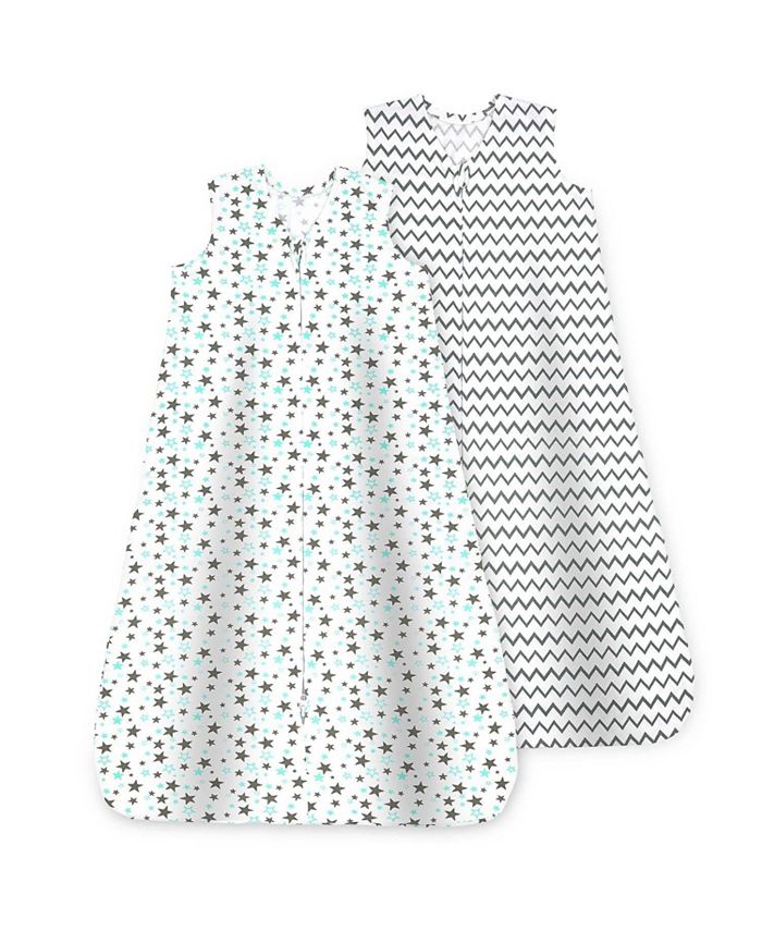 Bublo Baby Baby Wearable Blanket, Cotton Sleep Sacks, 2 Pack Unisex