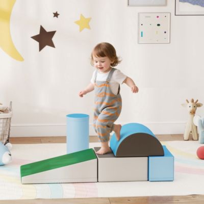 5 Piece Climb and Crawl Activity Playset Soft for Child Learning Toy