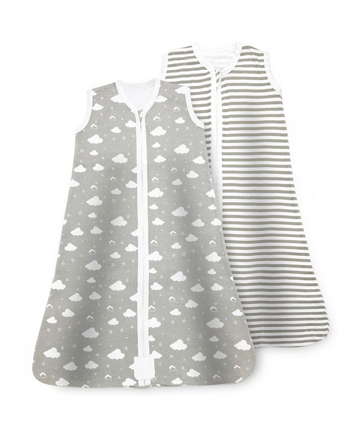 Bublo Baby Baby Wearable Blanket, Cotton Sleep Sacks, 2 Pack Unisex